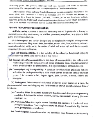 Pollination and fertilisation of fruit crops | PDF