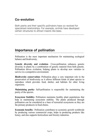 Pollination & Its Types for B.Sc. Semester Students | PDF