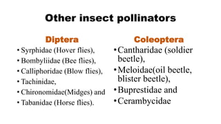 Pollinators and their types | PPTX