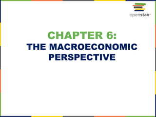 CHAPTER 6:
THE MACROECONOMIC
PERSPECTIVE
 