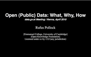 Keynote: Rufus Pollock