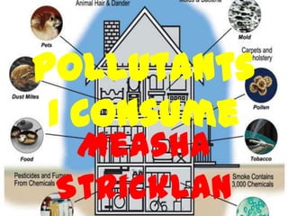 Pollutants
 I Consume
  Measha
 Stricklan
 