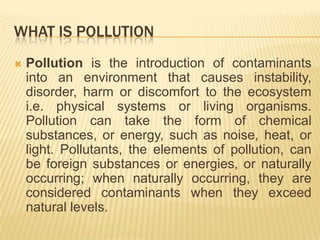 Pollution | PPT