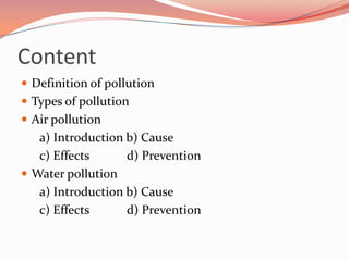 Pollution | PPTX