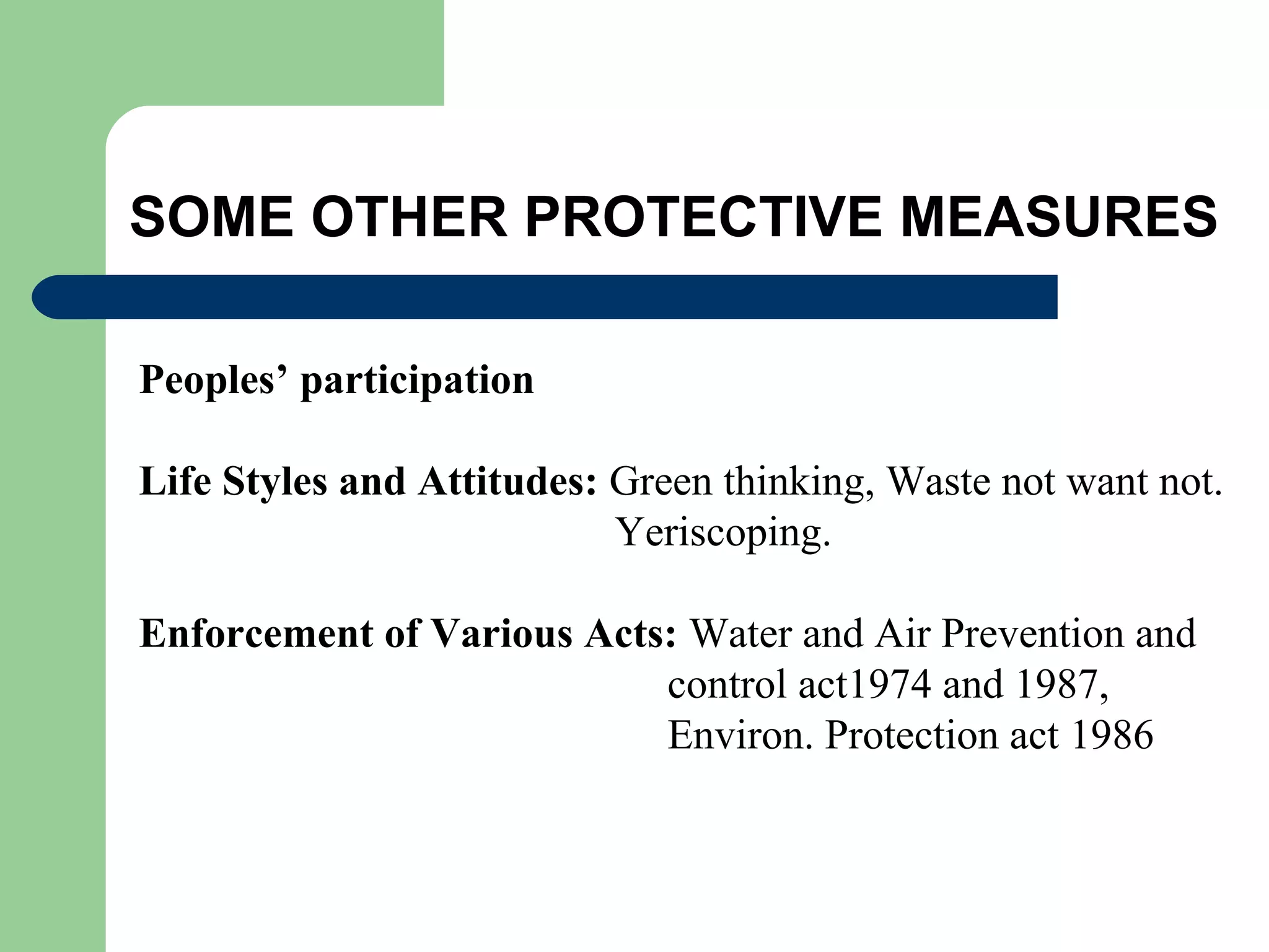 Environmental Pollution and its control measures | PPT
