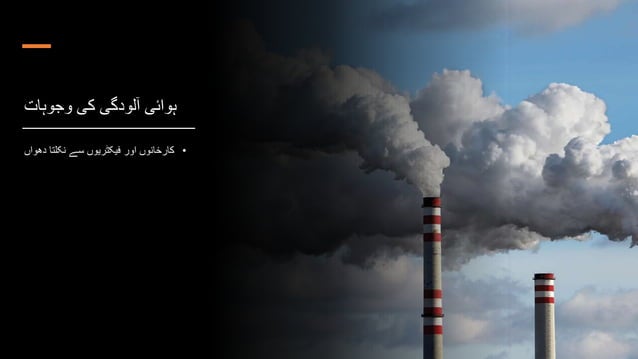 presentation on pollution in urdu
