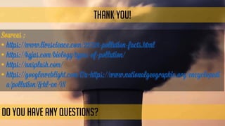Pollution - Information Technology Presentation