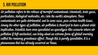 Pollution - Information Technology Presentation