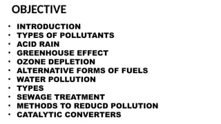 ATMOSPHERIC POLLUTION CLASS VIII, IX. WATER POLLUTION , AIR POLLUTION ...