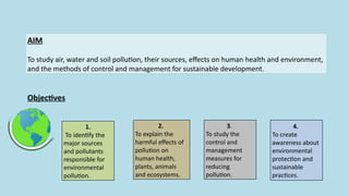 POLLUTION - Control , Effects and management.pptx