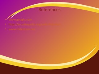 References www.google.com http://en.wikepedia.org/wiki/Pollution www.slideshare.net 