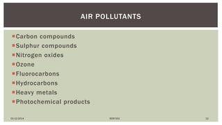 Compound Pollution Pollution and human health | PPTX