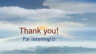 Thank you!
For listening!