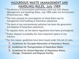 Pollution control acts and regulations of India