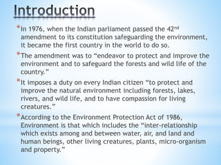 Pollution control acts and regulations of India