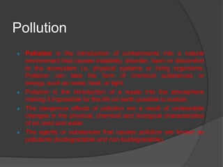 Pollution i | PPTX