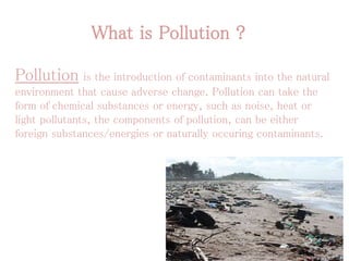 Pollution presentation4 | PPTX