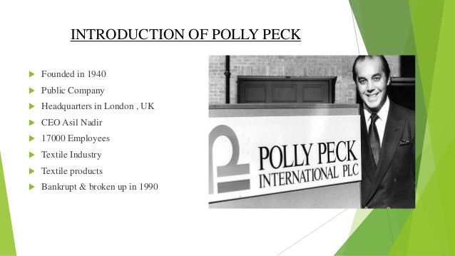 Polly peck slideshare image
