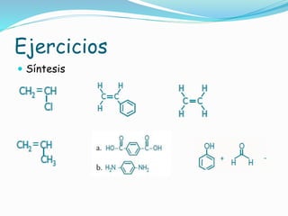 Ejercicios
 Síntesis
 
