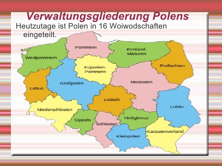 Polnische verwaltungsgliederung