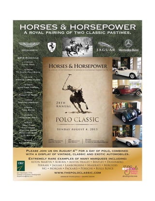 Horses & Horsepower Polo Classic - August 4, 2013 – Minnesota
