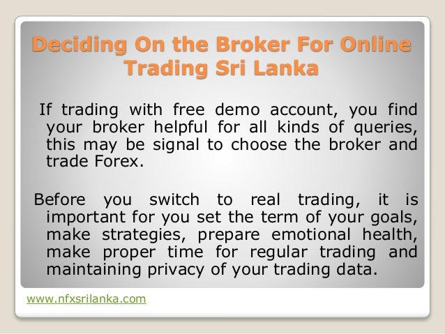 How To Choose The Best Forex Broker In Sri Lanka - 