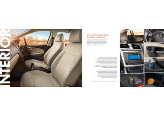 You can have your space.
And other whims too.
INTERIOR
In the New Polo, luxury isn’t a choice. It’s your
right. Which is why you will find that sincere
attention has been paid to the littlest of details.
Before you, we allow only the finest material
and latest technology to enter our cars.
Whether it’s the reach and rake adjustable
1
multi-function steering wheel
2
or the smartly
redesigned music player set next to the climatronic
air-conditioning
3
, the Polo always thinks of you.
In fact, it now also helps you play music or make
and receive calls using voice commands.
Simply connect your phone*
to the centre console
using Bluetooth and use the Voice Command button
on the steering wheel to operate it.
The New Polo is in sync with today’s evolving
lifestyle. Something tells us you’ll find the mirror
adjustment controls
4
, bottle
5
and cup holders
6
,
and enhanced trunk space
7
, along with other
little tweaks & twists, much to your satisfaction.
Not to mention, finely upholstered seats that
give the car its royal finishing touch.
*
Requires mobile phone with built-in ‘voice search’ and ‘voice recognition’ feature.
1
3
4
5
7
6
2
10 11
 