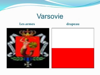 Varsovie
Les armes drapeau