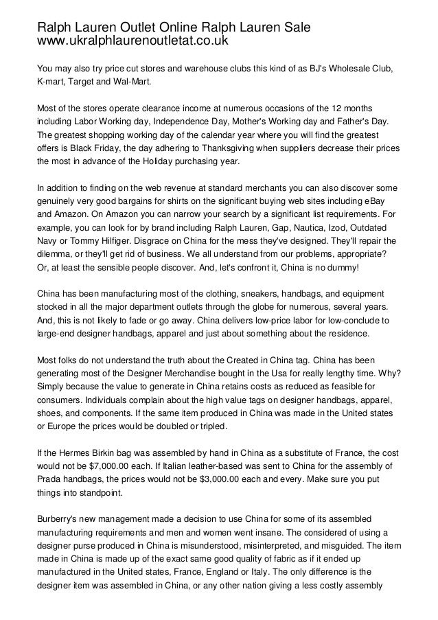 ralph lauren father's day sale