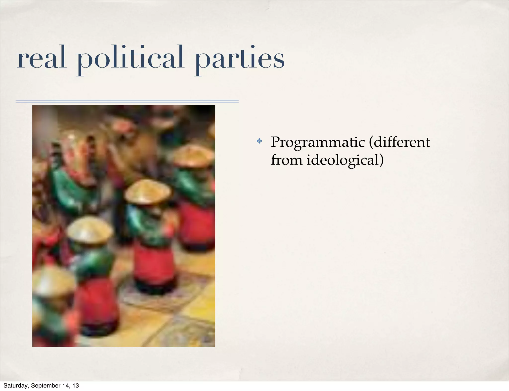 Political Parties Definition