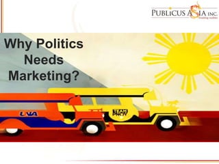 Why Politics
Needs
Marketing?
 