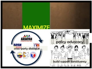 bright spots MAXIMIZE policy advocacy build support constituency cross-party dialogue 