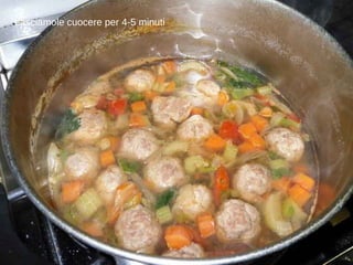 Lasciamole cuocere per 4-5 minuti 