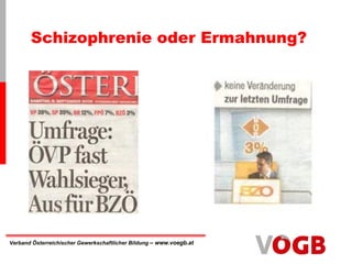 Schizophrenie oder Ermahnung? 