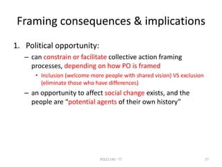 Cultural framing & social movement | PPTX