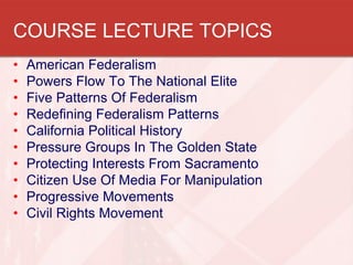 interesting political science topics