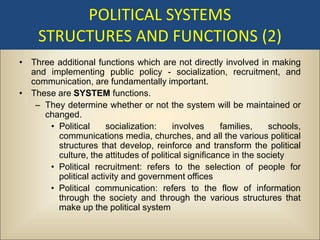 Political Science 2 – Comparative Politics - Power Point #2 | PDF