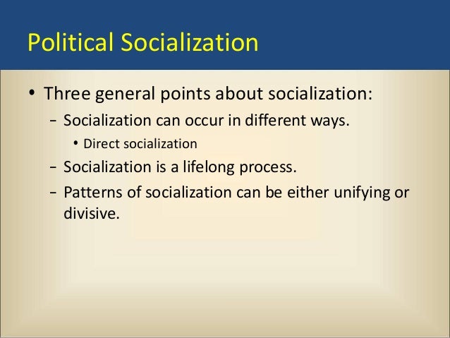 Political socialization essays