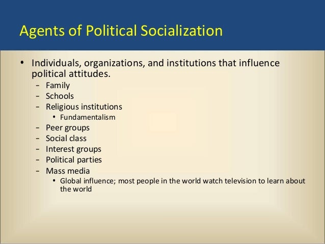 Political socialization essay