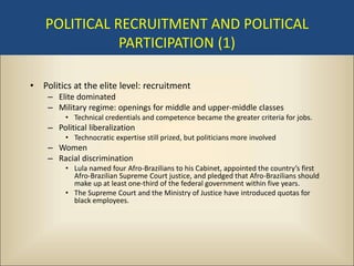 Political Science 2 – Comparative Politics - Power Point #9 | PPT
