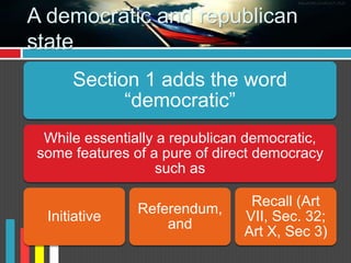 Polsc2 9 declaration of principle and state policies - i | PPTX