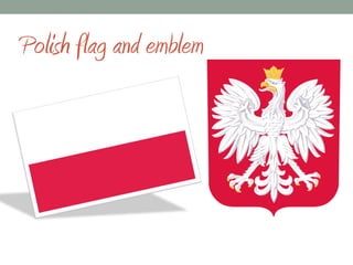 Polish flag and emblem
 