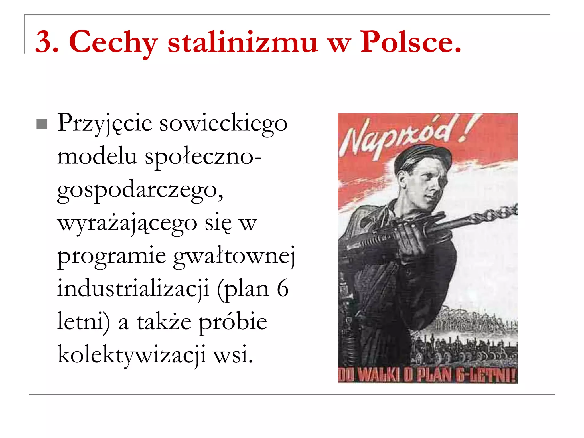 Polska W Czasach Stalinizmu Klasa 8 Polska w czasach stalinizmu | PDF