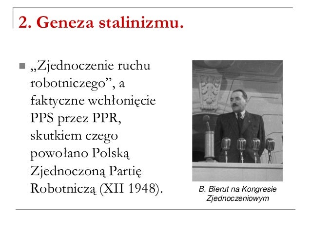 Polska W Czasach Stalinizmu Prezentacja Polska w czasach stalinizmu