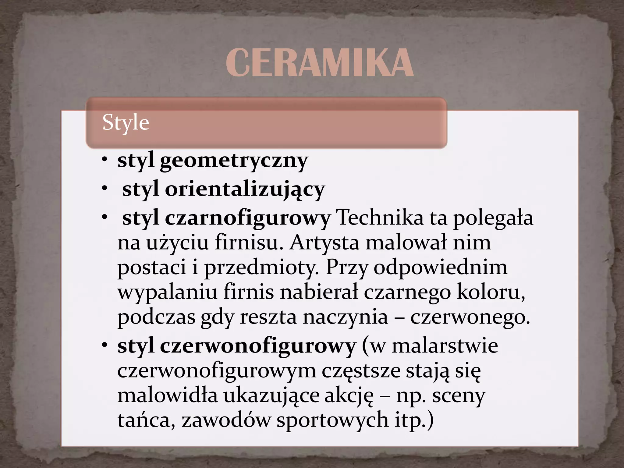 Sztuka starożytnej Grecji i Rzymu | PPTX