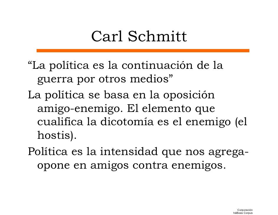 Resultado de imagen para el concepto de lo politico schmitt