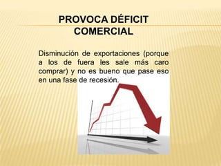 VARIACIÓN DE LOS IMPUESTOS+ renta de los consumidores                        + gastoHay medidas para saber qué porcentaje de la renta se gasta; son la propensión marginal al consumo y la propensión marginal al ahorro.El estímulo del consumo permite mejorar la economía gracias al efecto multiplicador.