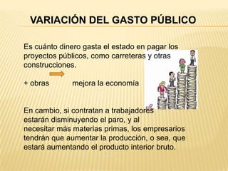 G: gasto público