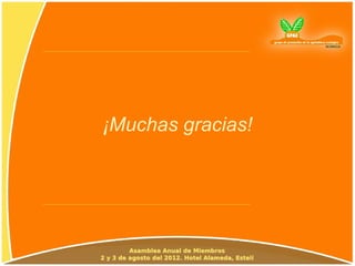 ¡Muchas gracias!
 