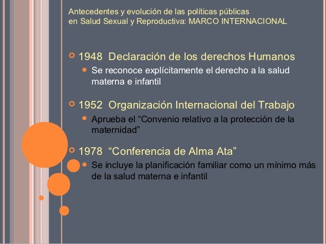 Salud Sexual y Reproductiva
